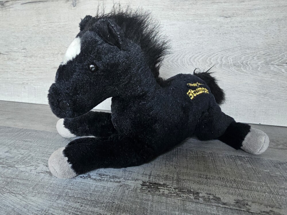 Aurora Dolly Partons Stampede Horse 11" Plush Stuffed Animal Black